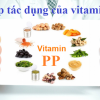 Top 5 tác dụng của vitamin pp