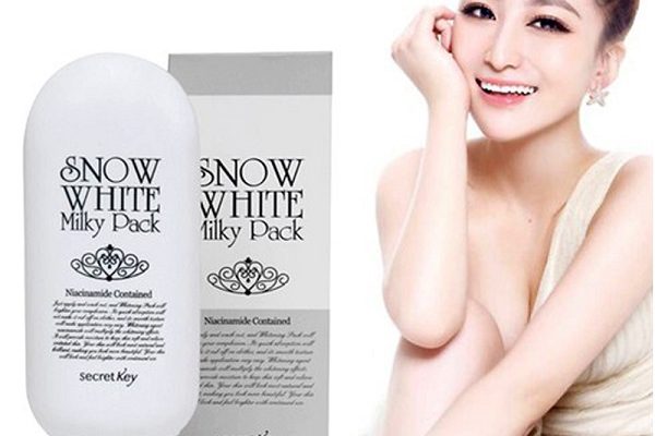 Kem snow white milky pack có bắt nắng không?