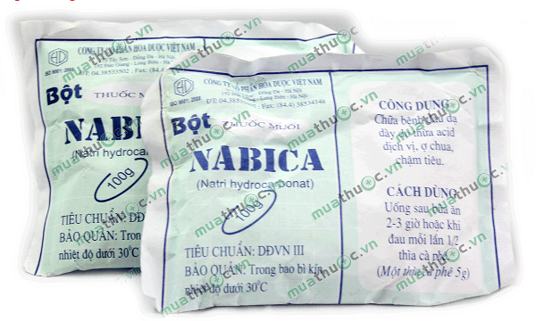 Thuốc muối Nabica là gì, thành phần, tác dụng, giá bán?