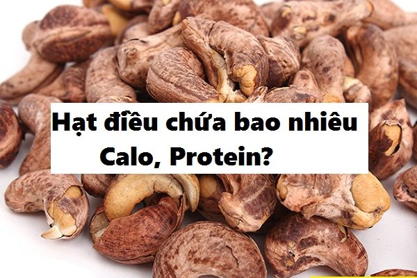 1 hạt điều bao nhiêu calo, protein? ăn bao nhiêu hạt là đủ trên ngày?