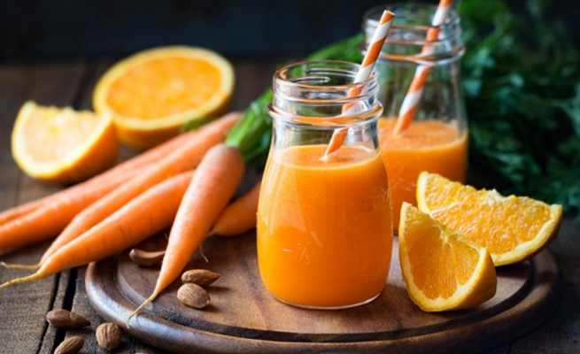 Top 10 tác dụng nước ép cam cà rốt đối với sức khỏe